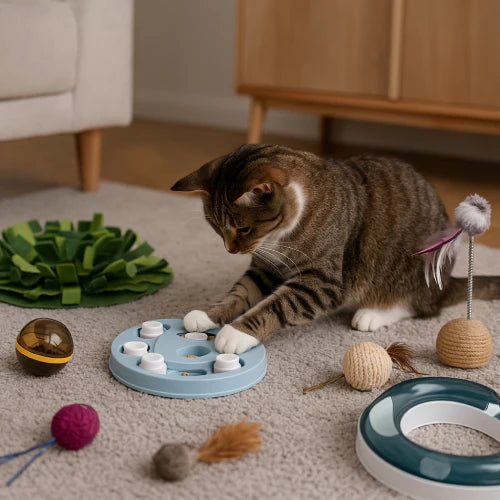 Top 10 des jouets interactifs qui stimulent l’intelligence du chat