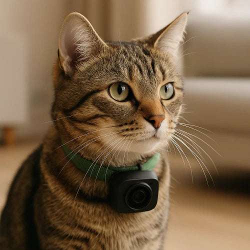 Collier avec caméra pour chat : bonne ou mauvaise idée ?