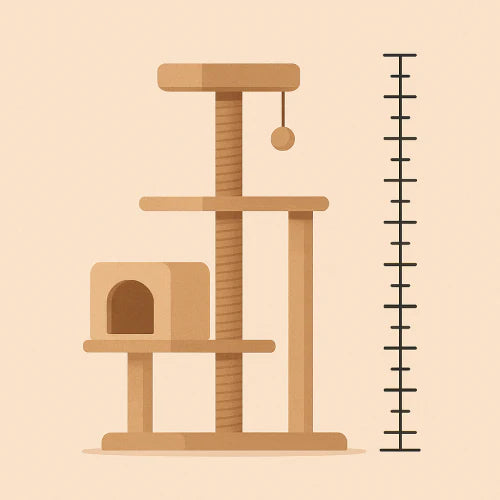 Quelle hauteur idéale pour un arbre à chat ?