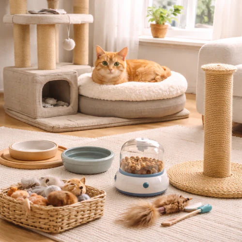 Les accessoires indispensables pour chat d’intérieur