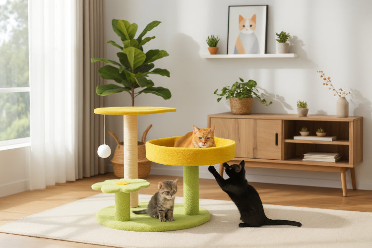 Arbre à chat maison salon