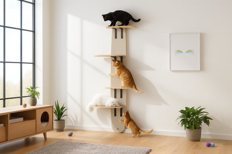 Arbre à chat original mural