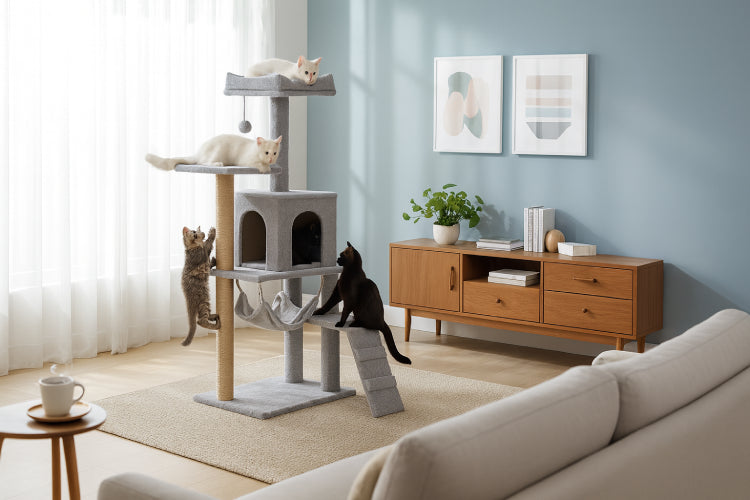 Arbre à chats salon