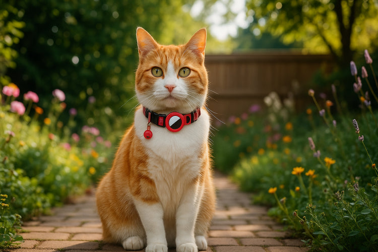 Collier GPS pour chat extérieur