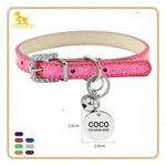 Collier chat cuir anti étranglement - Vignette | ChatMour