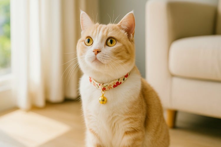 Collier chat femelle salon