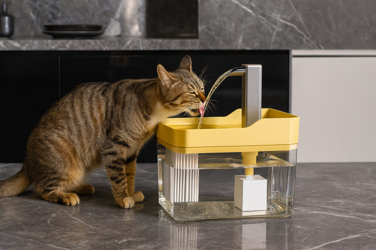 Fontaine d'eau filtré pour chat cuisine