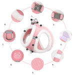 Harnais fourrure pour chat - Vignette | ChatMour