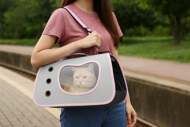 Sac de transport chat multifonction rue