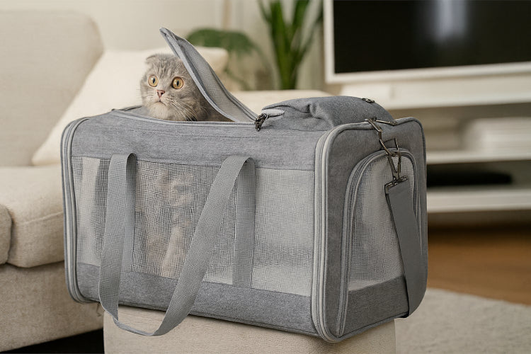 Sac de transport pour chat salon