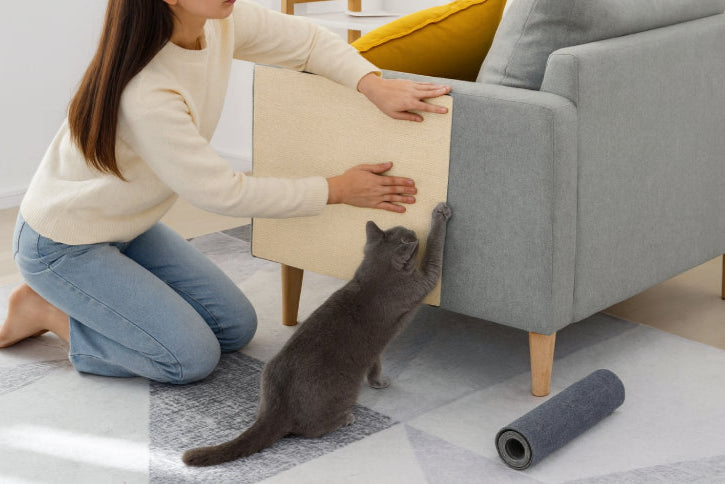 Tapis de canapé anti rayure pour chat fille