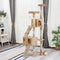 Arbre a chat beige avec 2 niches - ChatMour