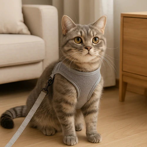 Les harnais les plus confortables pour les chats anxieux