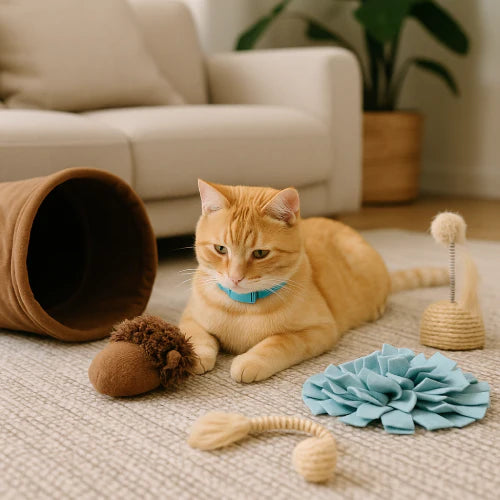 Les jouets qui rendent les chats calmes : guide complet