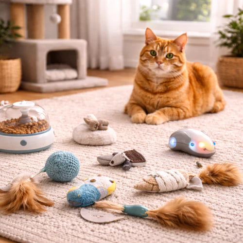 Pourquoi offrir régulièrement des nouveaux jouets au chat ?