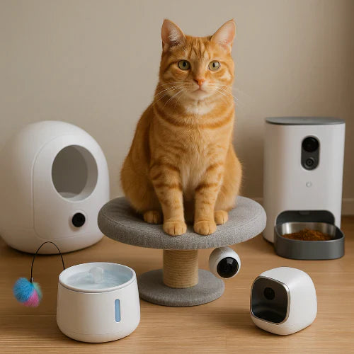 Les meilleurs accessoires tech pour chats (2025)