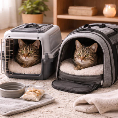 Sac de transport pour chat : rigide ou souple, lequel est le plus rassurant ?