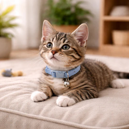 À quel âge mettre un collier à un chat sans danger ?