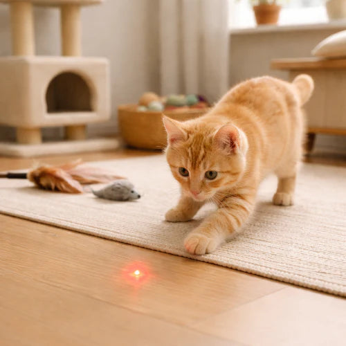 Pourquoi les chats aiment les lasers ?