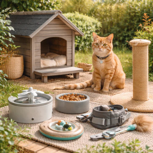 Les accessoires indispensables pour chat d’extérieur