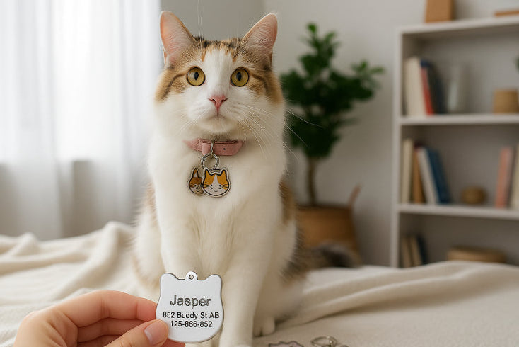 Accessoire chat collier Jasper main