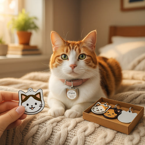 Accessoire chat collier main