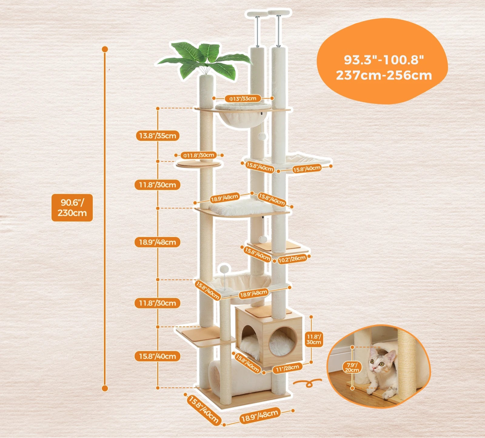 Arbre a Chat 2m taille