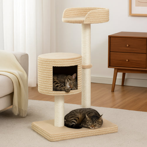 Arbre a chat avec une seule niche 2chats