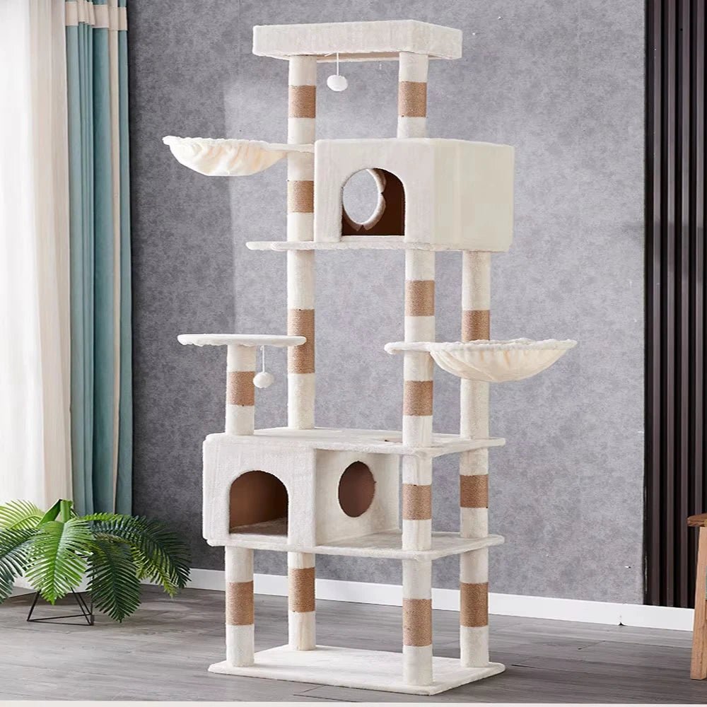 Arbre à chat blanc - ChatMour