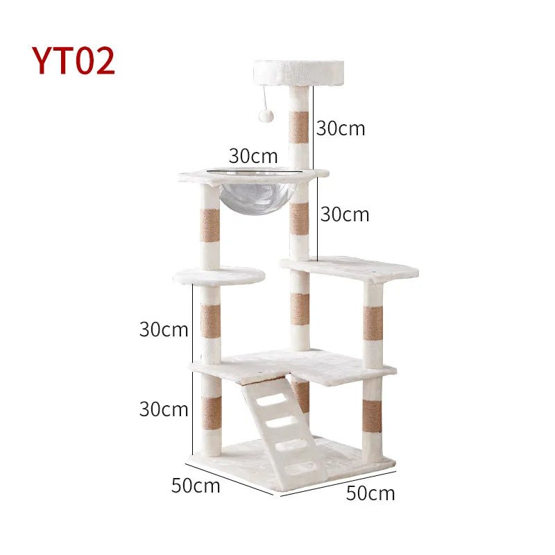 Arbre à chat blanc - ChatMour