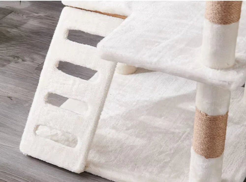 Arbre à chat blanc - ChatMour