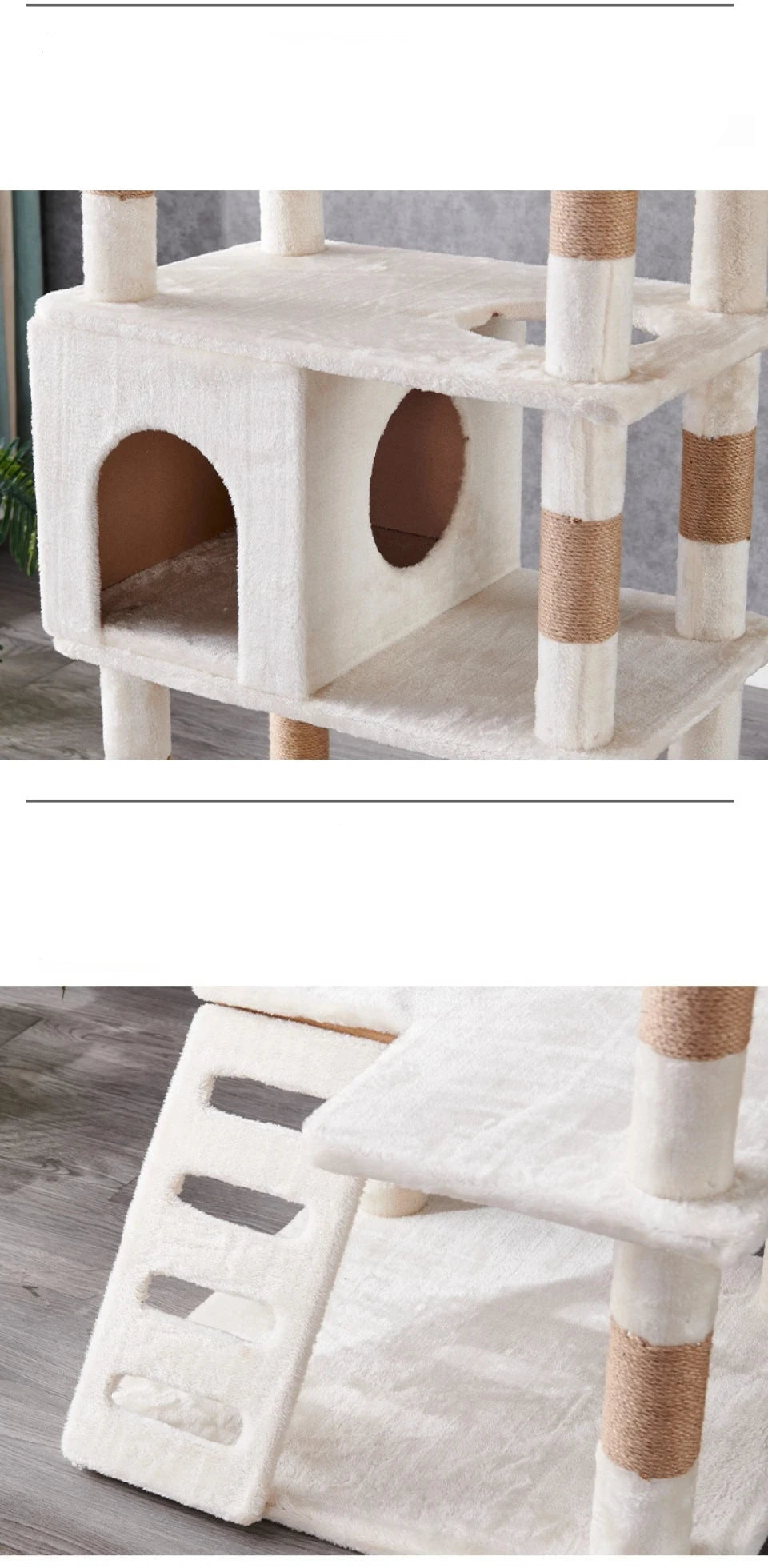 Arbre à chat blanc - ChatMour