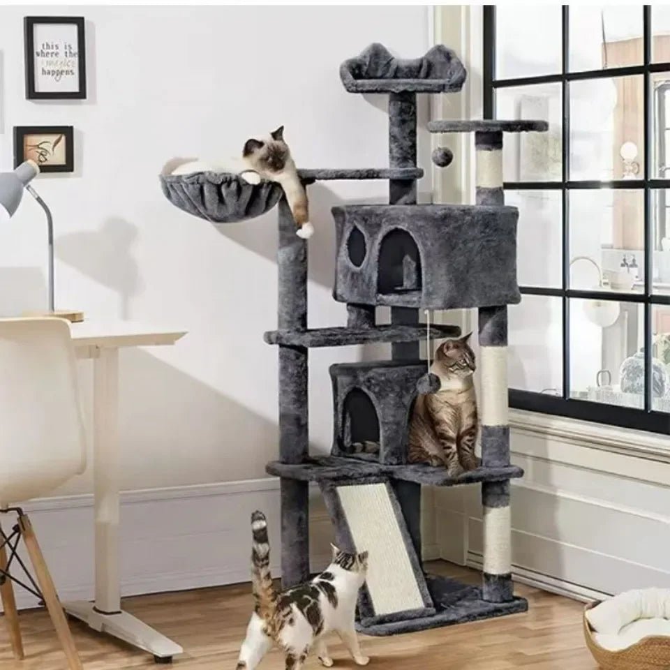 Arbre à chat gris - ChatMour