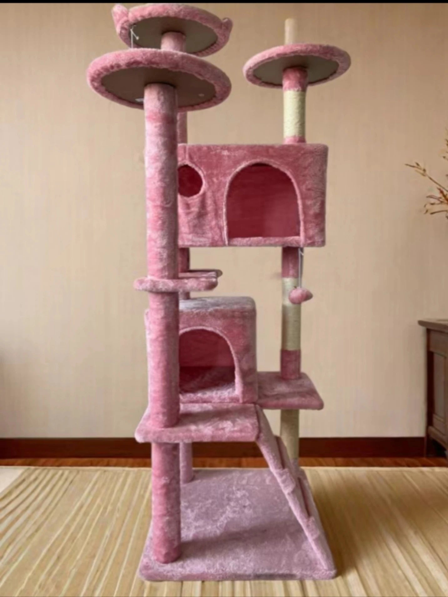 Arbre à chat rose - ChatMour