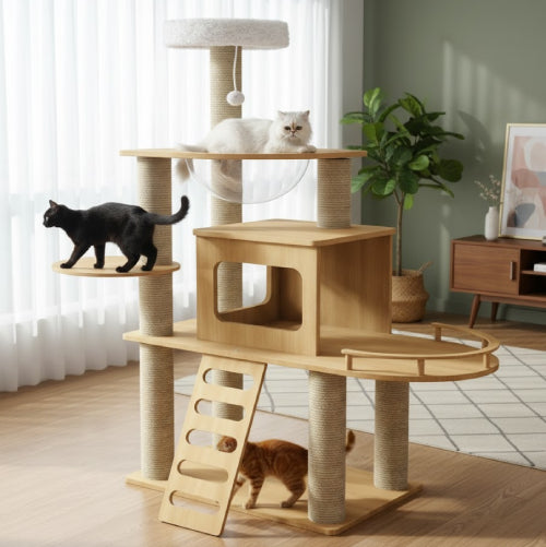 Arbre à chat XXL chat noir 