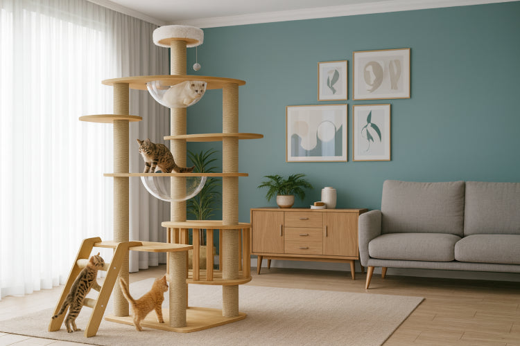 Arbre à chat XXL salon 