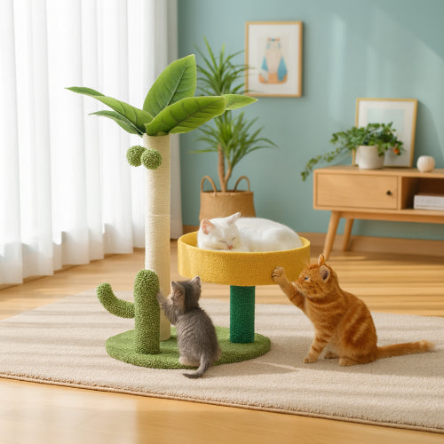 Arbre à chat cactus feuilles