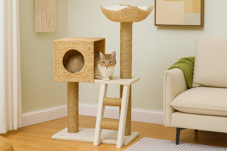 Arbre à chat confortable  salon