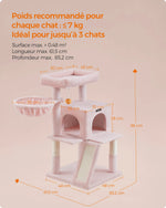 Arbre à chat rose claire - Vignette | ChatMour