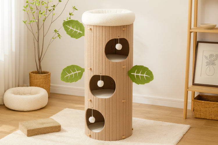 Arbre à chat meuble balles