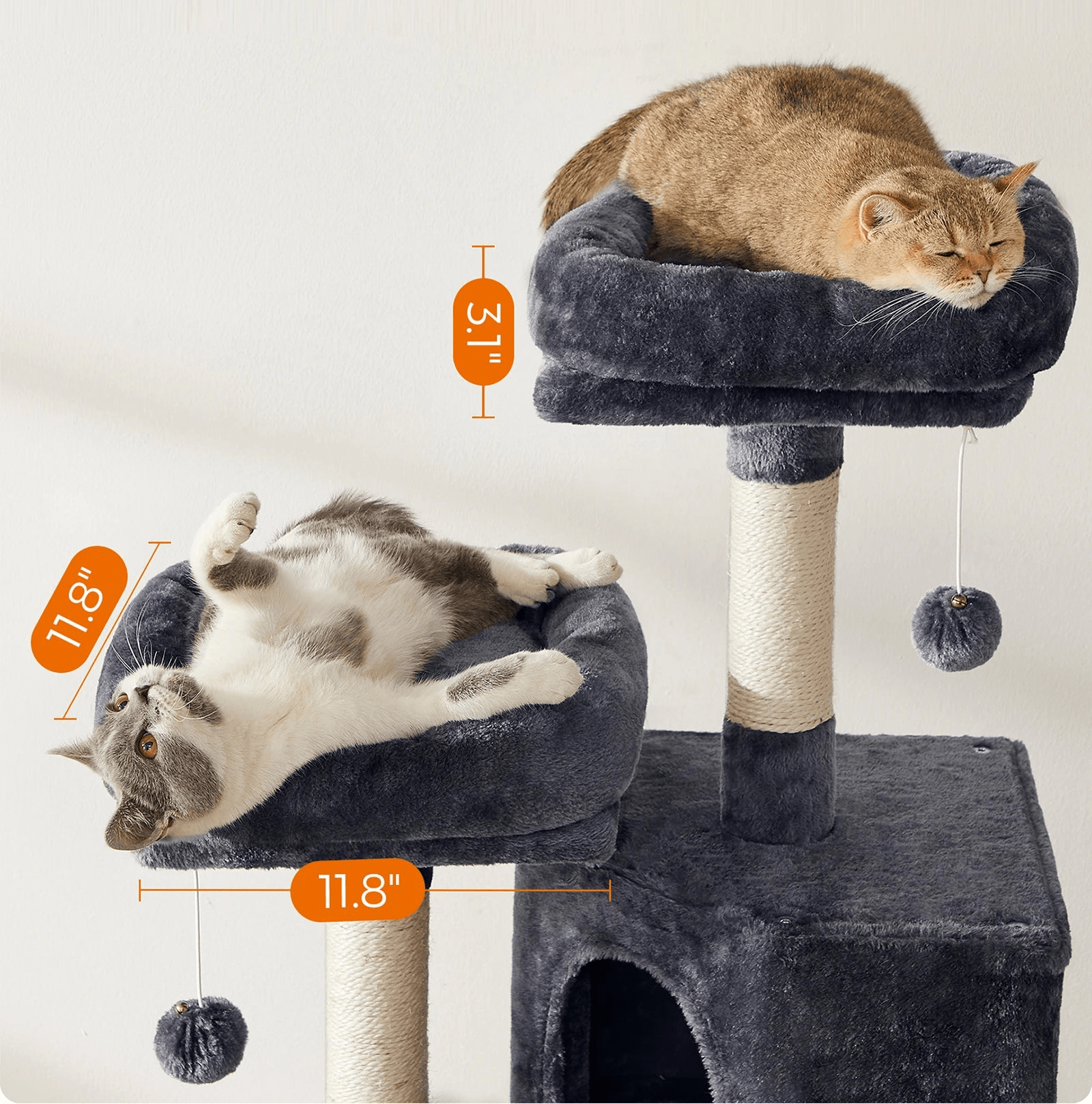 Arbre à chaton, Hauteur de 115 cm - ChatMour