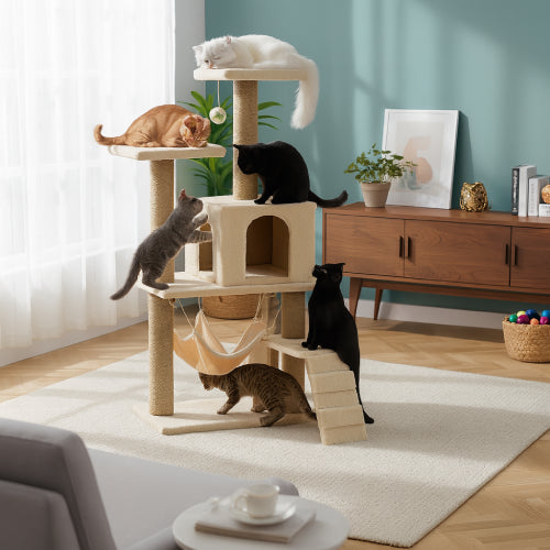 Arbre à chats  jaune 