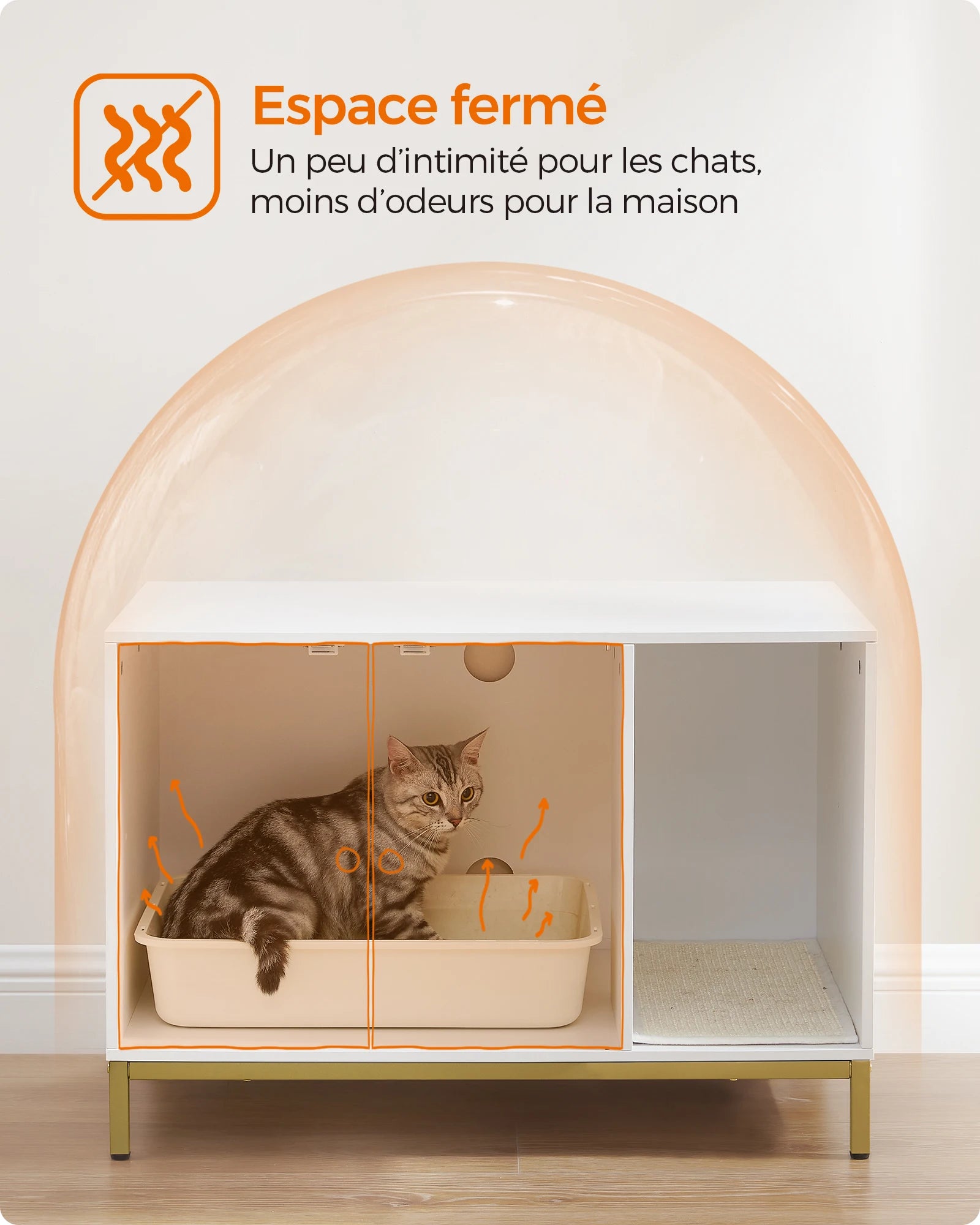 Cache litière pour chat - ChatMour