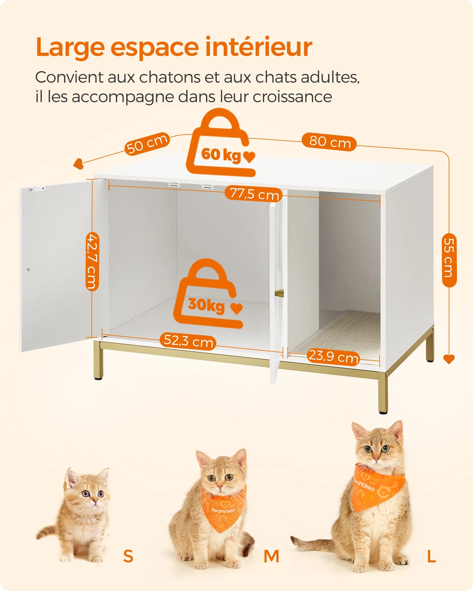 Cache litière pour chat - ChatMour
