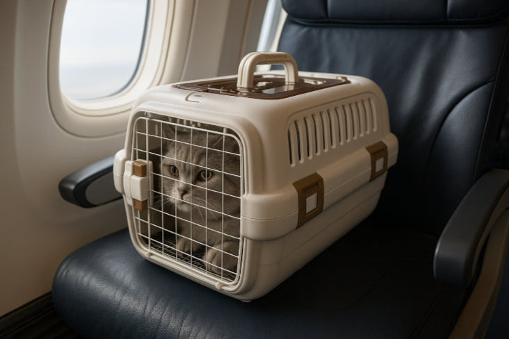 Cage de transport avion pour chat fenêtre