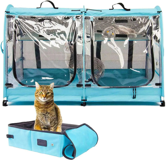 Cage de transport pliable - ChatMour