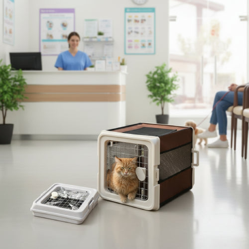 Cage de transport pour chat cabinet