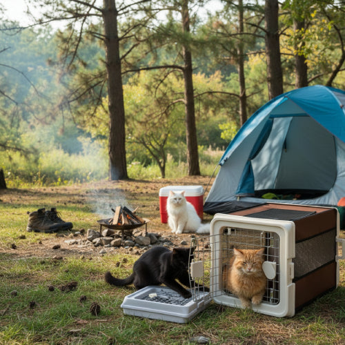 Cage de transport pour chat   tente