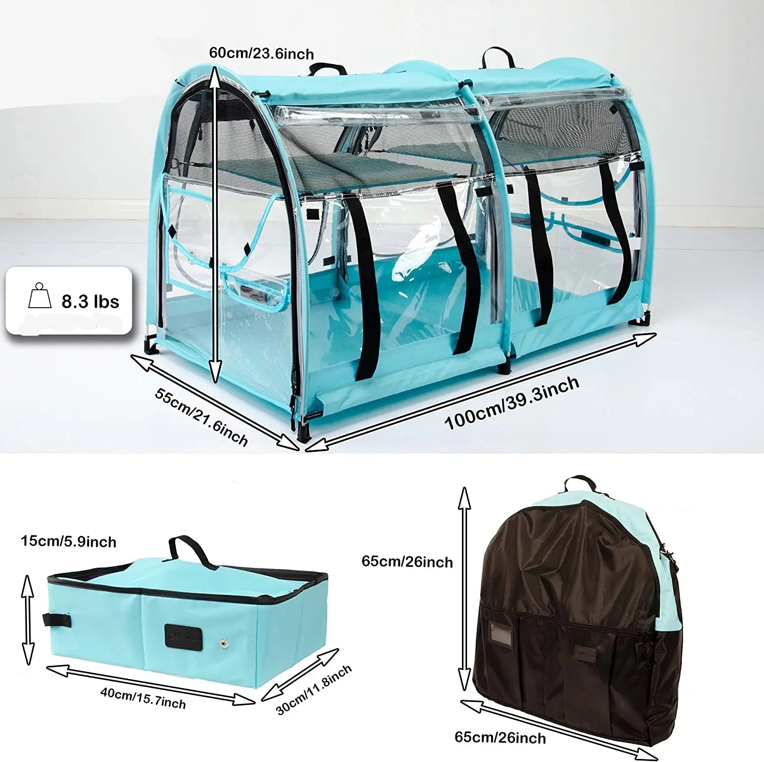 Cage de transport pliable - ChatMour