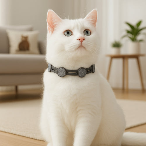 Collier anti moustique chat gris foncé 